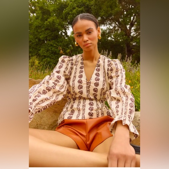 NWT Marie Oliver Morgan Top Ivy Rows XXS - Picture 2 of 8